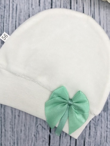 259-Б. Комбинезон с шапкой, хлопок 80% велюр 20% ПЭ бирюза